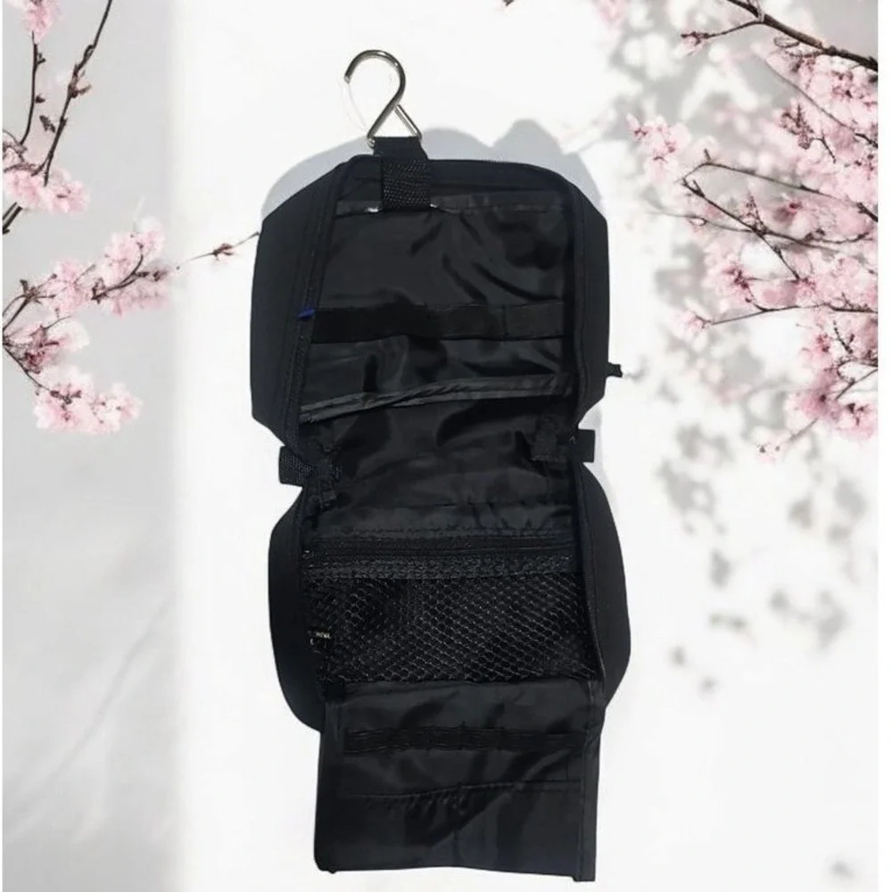 Samsonite Black Travel Toiletry Bag Hanging Organizer Makeup Case Storage‎